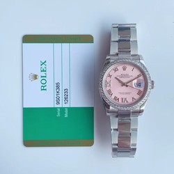 Rolex Datejust 36mm 126234 EW Factory SS Pink Dial Swiss 3235