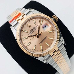 Rolex Datejust 36mm 116233 EW Factory SS & Rose Gold Pink Dial Swiss 3235