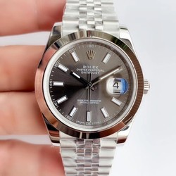 Rolex Datejust II 126334 41MM Noob Stainless Steel Anthracite Dial Swiss 3235